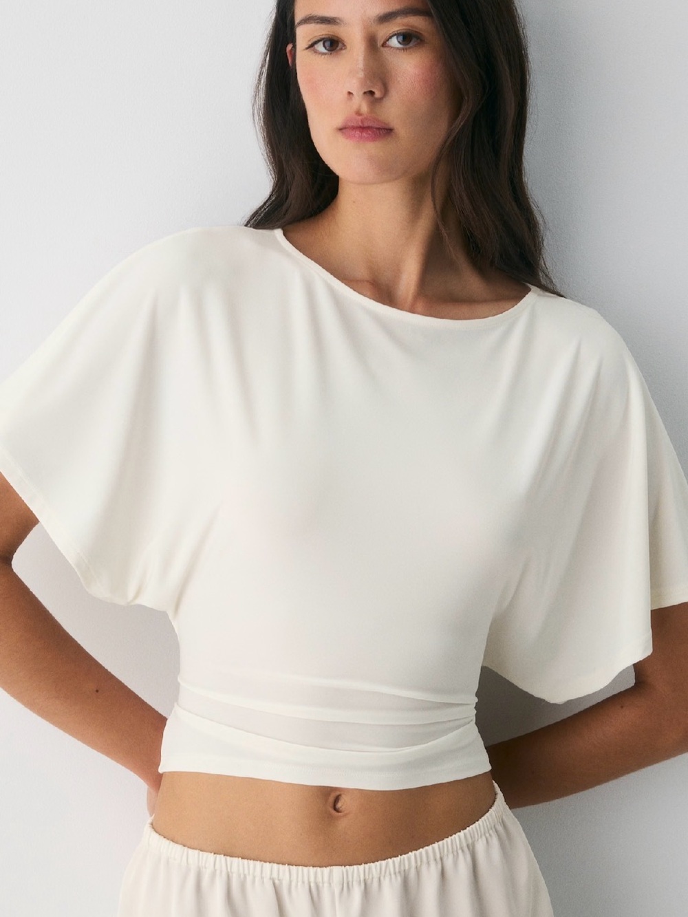 NWT Aritzia Smooth Matter Ginger Top Light Birch - Picture 4 of 8